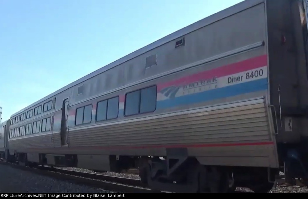 Amtrak dining car